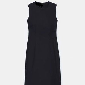 Jones&Co Stretch (Jones New York) Vintage Black Sheath Dress, Size 6